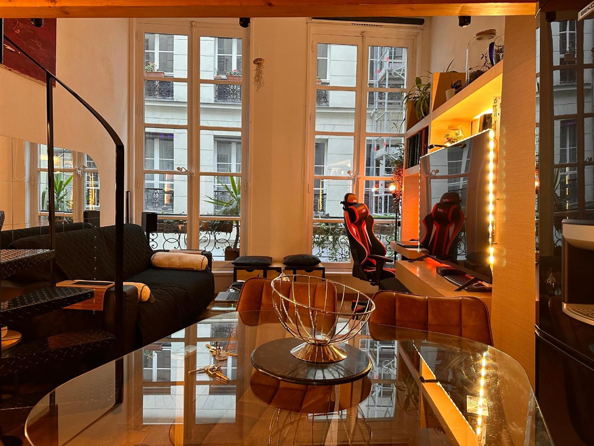 Magnifique Studio Au Coeur Du Marais Paris Luaran gambar